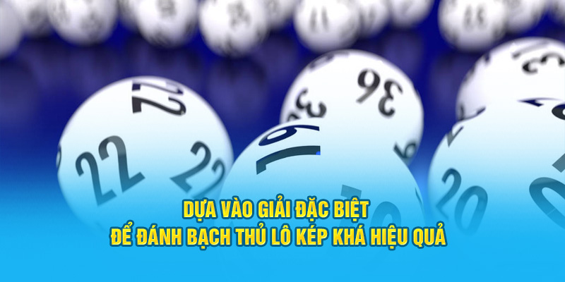 Dựa vào giải đặc biệt để đánh bạch thủ lô kép khá hiệu quả